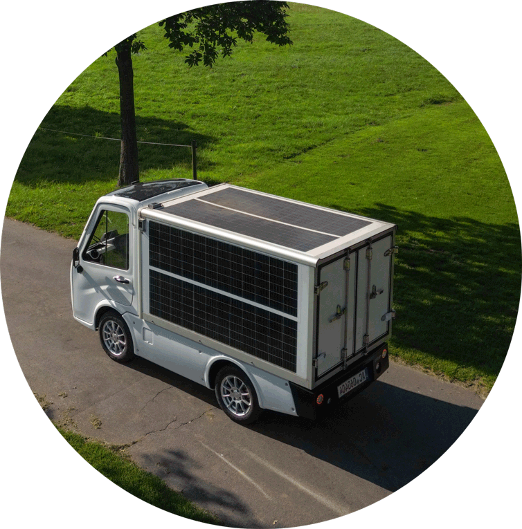 solar panels for box bodies - vehicle integrated solar for box bodies